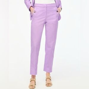 Linen-cotton blend sailor pant